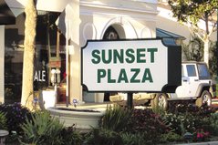 Sunset Plaza's New Looks