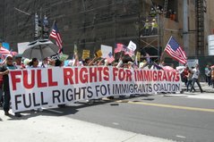 Demonstrators Come Out For May Day 2013