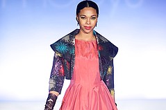 New York Designer B Michael Sparkles on the Runway