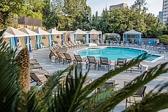 Trina Turk Adds Her Design Flair to the Poolside Cabanas at W Los Angeles