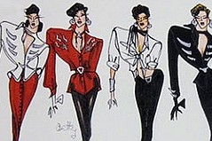 Thierry Mugler Sketches on Display at FIDM Orange County