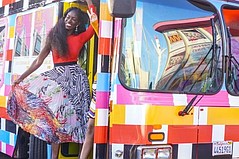 Missoni’s Big Fashion Show at Pink's Hot Dogs Stand