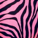 Solid Stone Fabrics Swirly Zebra/Hot Pink