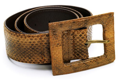 BEIRN snakeskin belt 