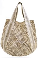 BEIRN woven snakeskin Jenna bag