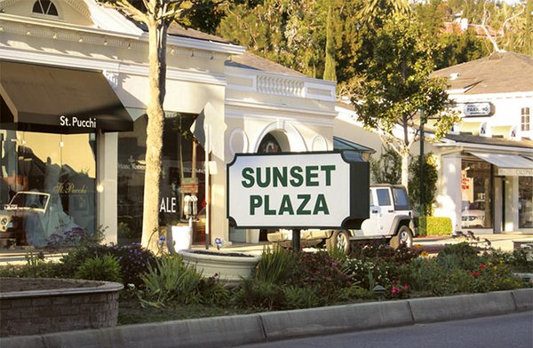 Sunset Plaza, Sunset Blvd