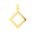 GLYNNETH B ÒMini Gold DiggaÓ gold triangle earrings ($59)