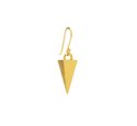 MELINDA MARIA small gold triangle earring ($32)