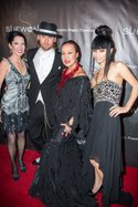 Sue Wong's Birthday celebration and unveiling of her Fall 2013 Great Gatsby Collection, at The Cedars in Los Angeles, April 19, 2013.