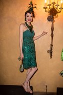 Sue Wong's Birthday celebration and unveiling of her Fall 2013 Great Gatsby Collection, at The Cedars in Los Angeles, April 19, 2013.