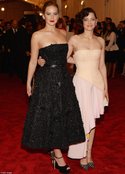 Jennifer Lawrence and Marion Cotillard wearing Dior.