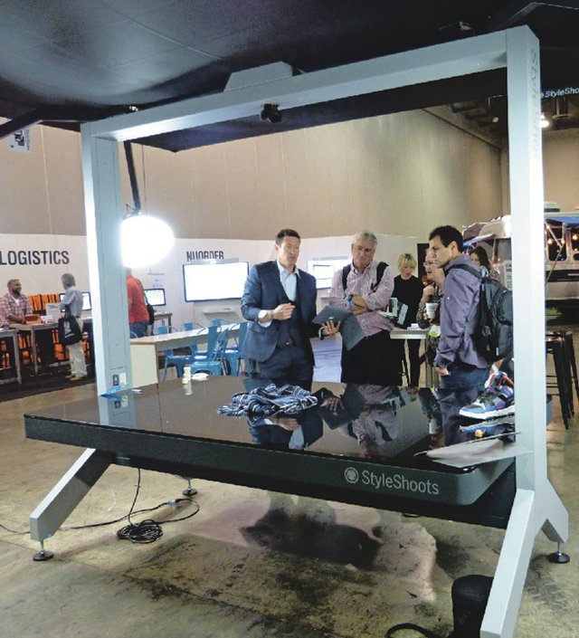 The StyleShoots system was on display at the Liberty trade show in Las Vegas in August.