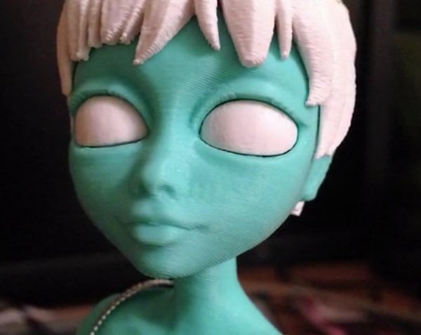 Quin, 3DKitBash's 3D-printed fashion doll 
