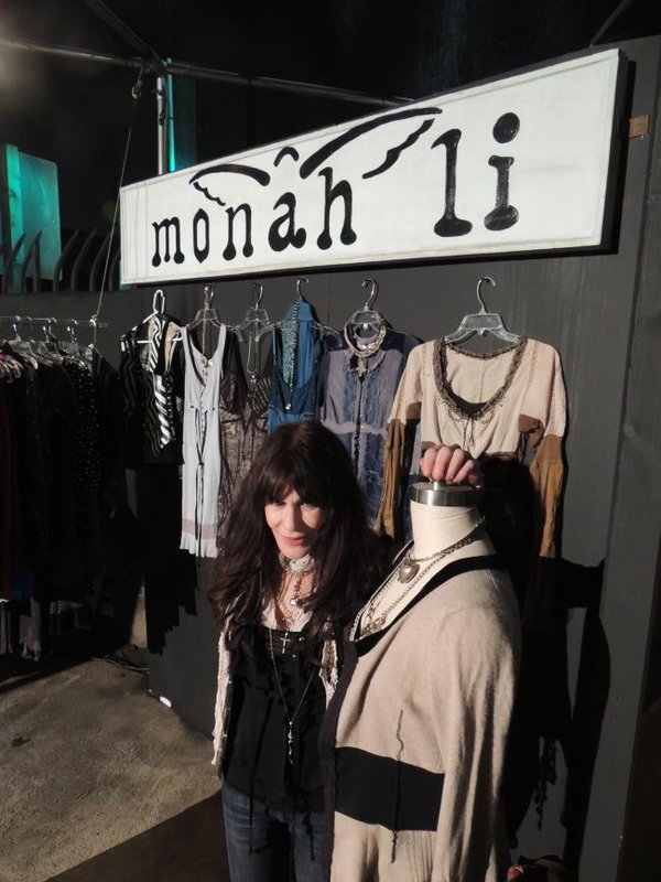 Monah Li at the Creative Warrior Guerilla Marketplace on Dec. 21.