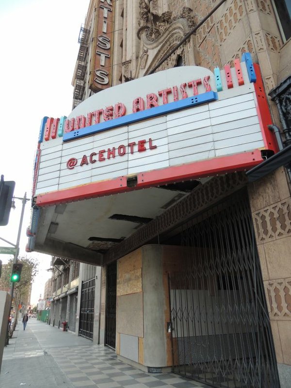 The DTLA Ace Hotel's theater. It is scheduled to open in mid-February.