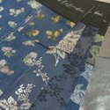 Mozartex, based in Jiangsu, China, showed Tencel denims in ultra-light weights, as well as Tencels with foil, discharge and digital prints. The company was also showing high-density Tencel blends created for outerwear and rain gear.