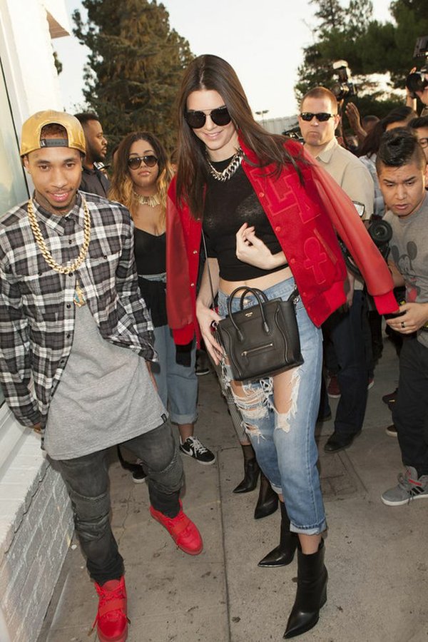 Tyga and Kylie Jenner at  debut of Last Kings flagship. Image courtesy of Last Kings Co.