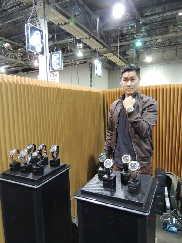 Kingson Tse, founder of the Meister watches label, at Liberty Fairs.