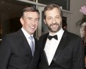 Actor Steve Coogan (left) and writer, producer and director Judd Apatow, recipient of the Costume Designers Guild “Distinguished Collaborator” award