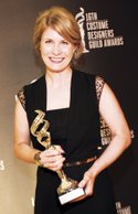 “Downton Abbey” costume designer Caroline McCall received the Costume Designers Guild award for “Outstanding Period/Fantasy Television Series”