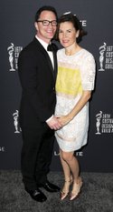 Actor Joshua Malina (left) and costumer wife Mellisa Merwin