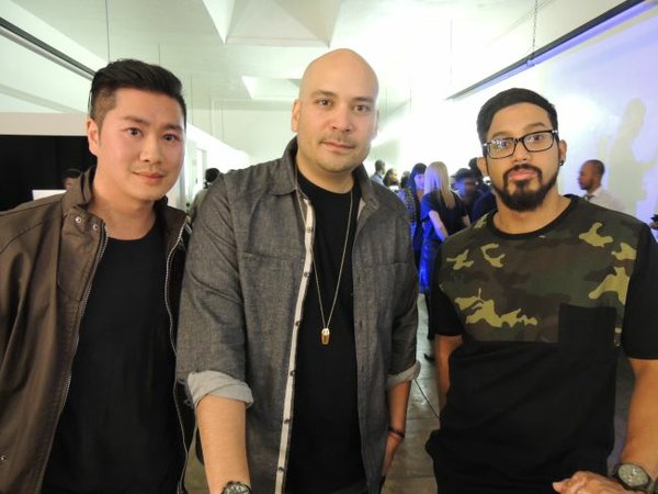 From left Kingson Tse of Meister Watches, Brandon Scott and Ryan Pietersz of Meister Watches.