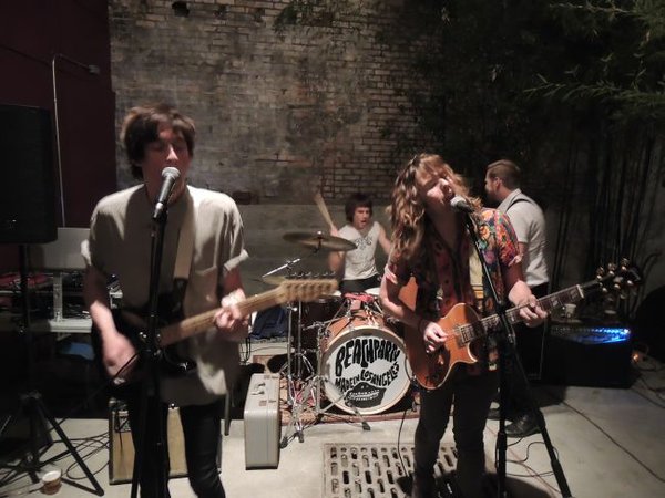 Beach Party performs at Flagship Agency's shindig for its Spring '14 lines.