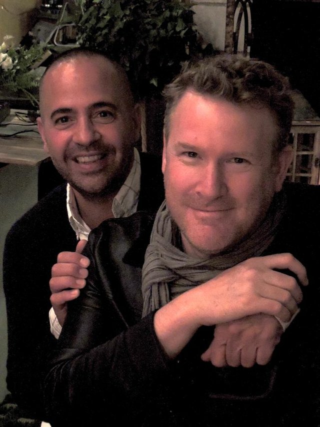 Project's Tommy Fazio, left, with Todd Snyder at a party celebrating the Todd Snyder shop-in-shop at Union Made.
