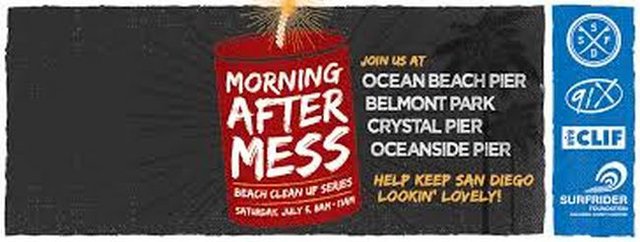 Poster for 2014 Morning After Mess campaign.