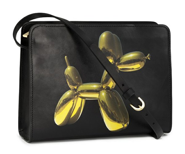 Artist Jeff Koons' limited edition Balloon Dog (Yellow) handbag for H&M