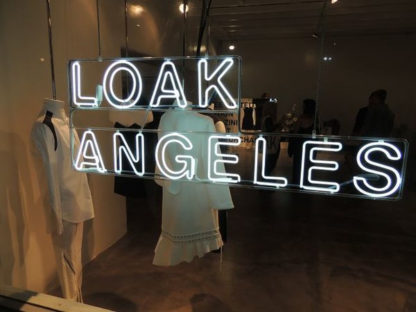 Window at Oak on Beverly Boulevard.