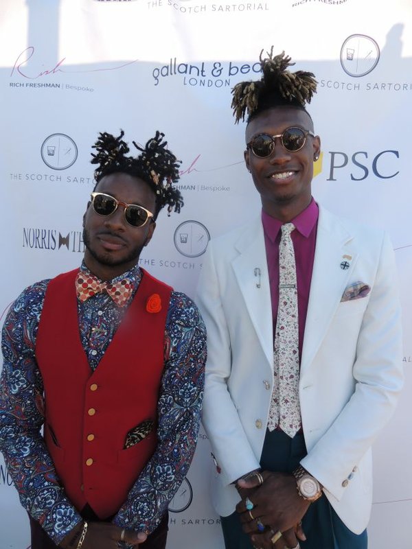 Stylists Norris & Thrash at The Scotch Sartorial on Oct. 19. 