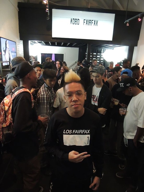 Shigga, a rapper from Singapore, wearing ADBD at the ADBD party on Oct. 29.