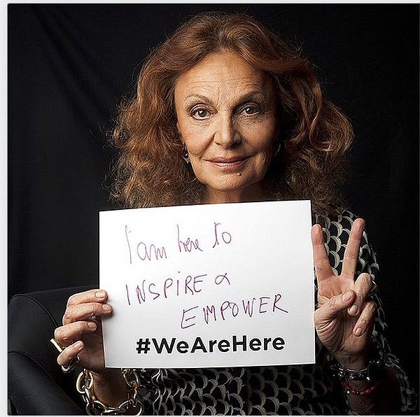 Diane von Furstenberg. Via Diane von Furstenberg's Instagram page.