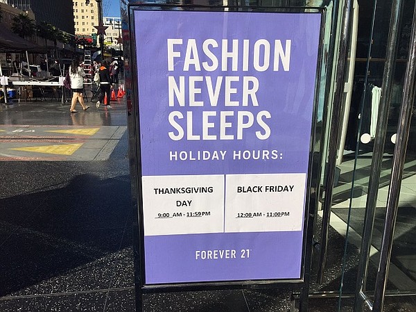 The Forever 21 store at Hollywood & Highland