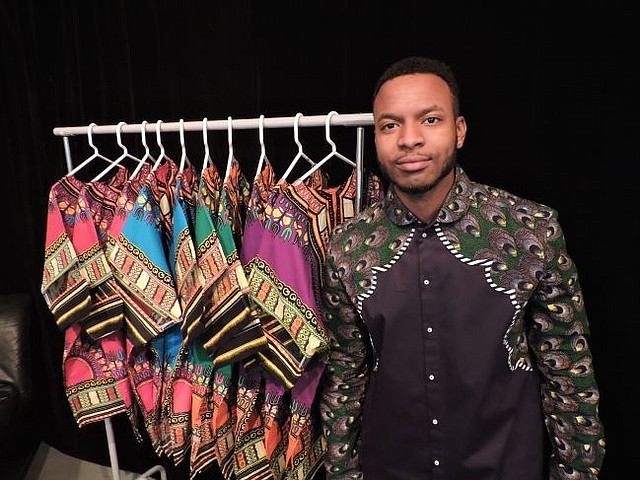 Kevin Afuwah of Royal Kulture at Jan. 17 viewing event for his line.