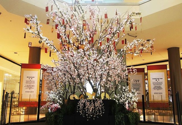 Wishing Tree at Beverly Center. Art courtesy Beverly Center.