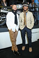 Zachary Jackson and Shane Hairston at the Empowered event hosted by Ortiz Industries and Ducati