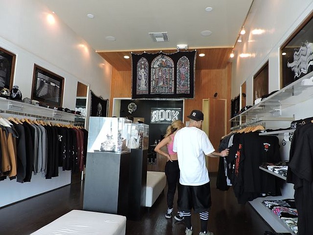 A look inside the Rook pop-up boutique on Fairfax Avenue.