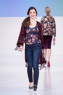 Mia Max top Indigo Rein jean,  Coco + Jameson kimono,  Contempo/Rove & Pearl necklaces, and  Forever NYC earrings