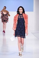 Kandy Kiss dress and  Be Mine earrings and fur stole