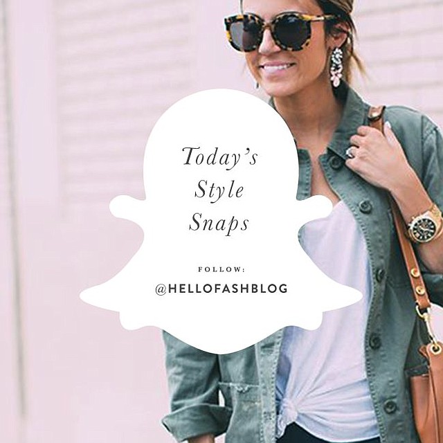 Christine Andrews of Hello Fashion on ShopStyle's Style Snaps feed. Image courtesy ShopStyle.