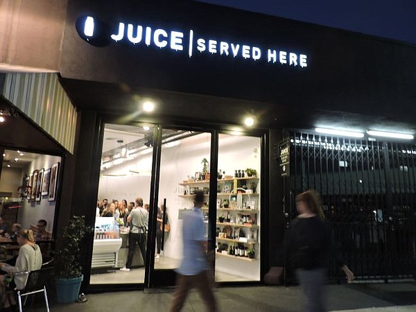 Exterior of Juice Served Here in Silver Lake.