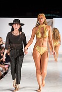 The 8th Continent swimwear show designs by Suzuki Kenzo during Los Angeles Swim Week at the London Hotel. July 23rd 2015.