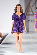 Asher Marie designs on the runway at Los Angeles Swim Week, the London Hotel. July 23rd 2015