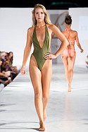 Mint Swim on the runway during Los Angeles Swim Week at the London Hotel. July 23rd 2015