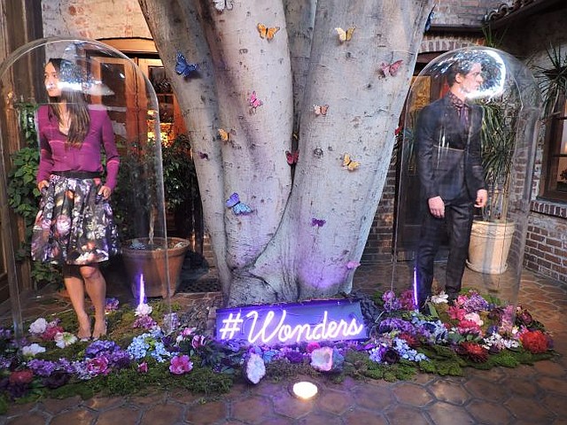 Installation for Ted Baker London's Curiosities at Carondelet House in Los Angeles.