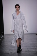 Designer: Mehrzad Hemati

A model walks the runway at the Academy Of Art University Spring 2016 Collections fashion show at The Arc, Skylight at Moynihan Station on September 11, 2015 in New York City.