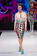 Gregorio Sanchez designs on the runway at Art Hearts Fashion during Los Angeles Fashion Week 10-5-2015