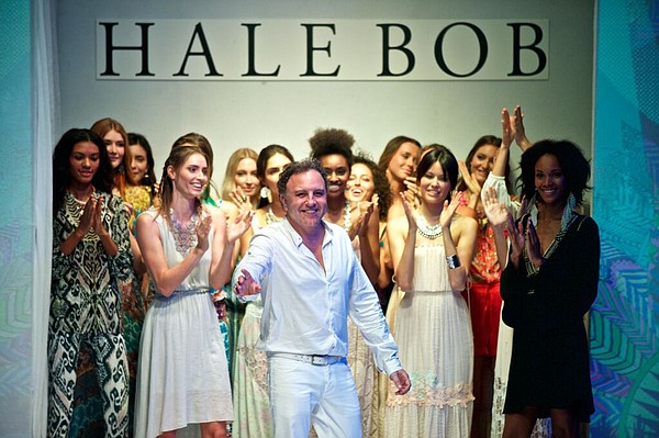 Daniel Bohbot takes a bow at the runway shows for Hale Bob and Liberty Garden. All photos by Volker Corell.